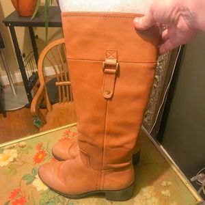 Franco Sarto leather knee high boots size 7